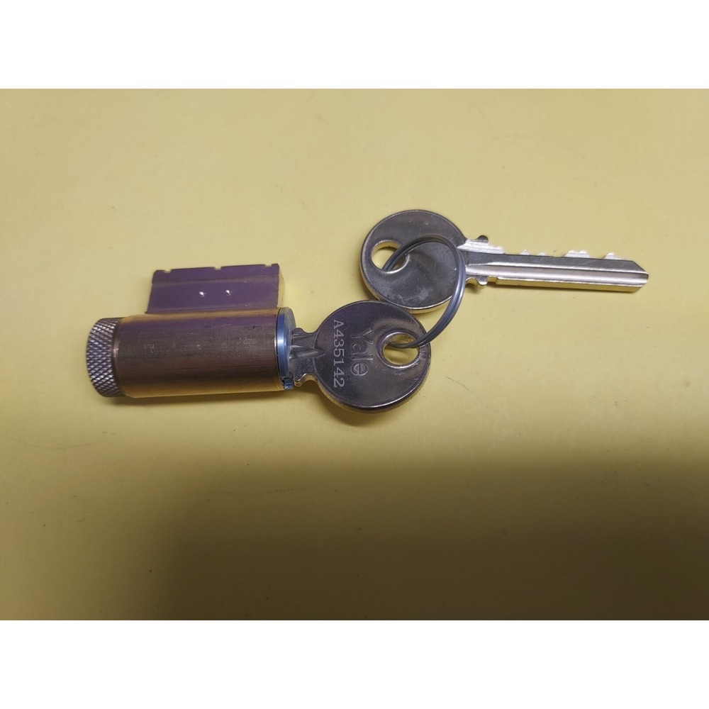 QUALITY 6 PIN WITH YALE C KEY - KEYWAY KNOB/LEVER LOCK CYLINDER WITH 2 KEYS